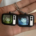 Mini TV Keychain Ring Accessory