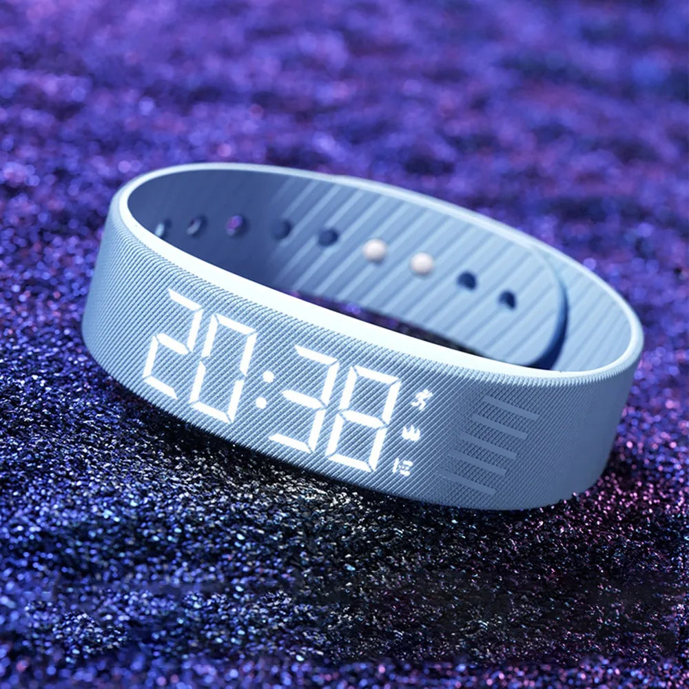 LED Digital Alarm Clock Watch