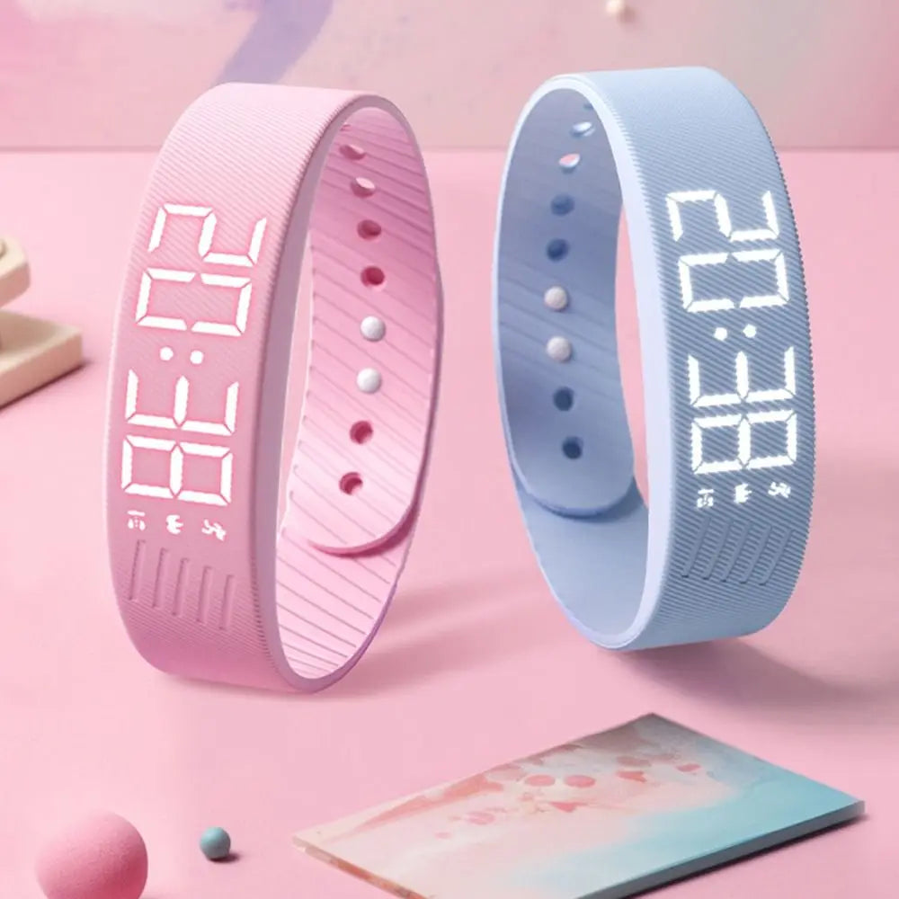 LED Digital Alarm Clock Watch