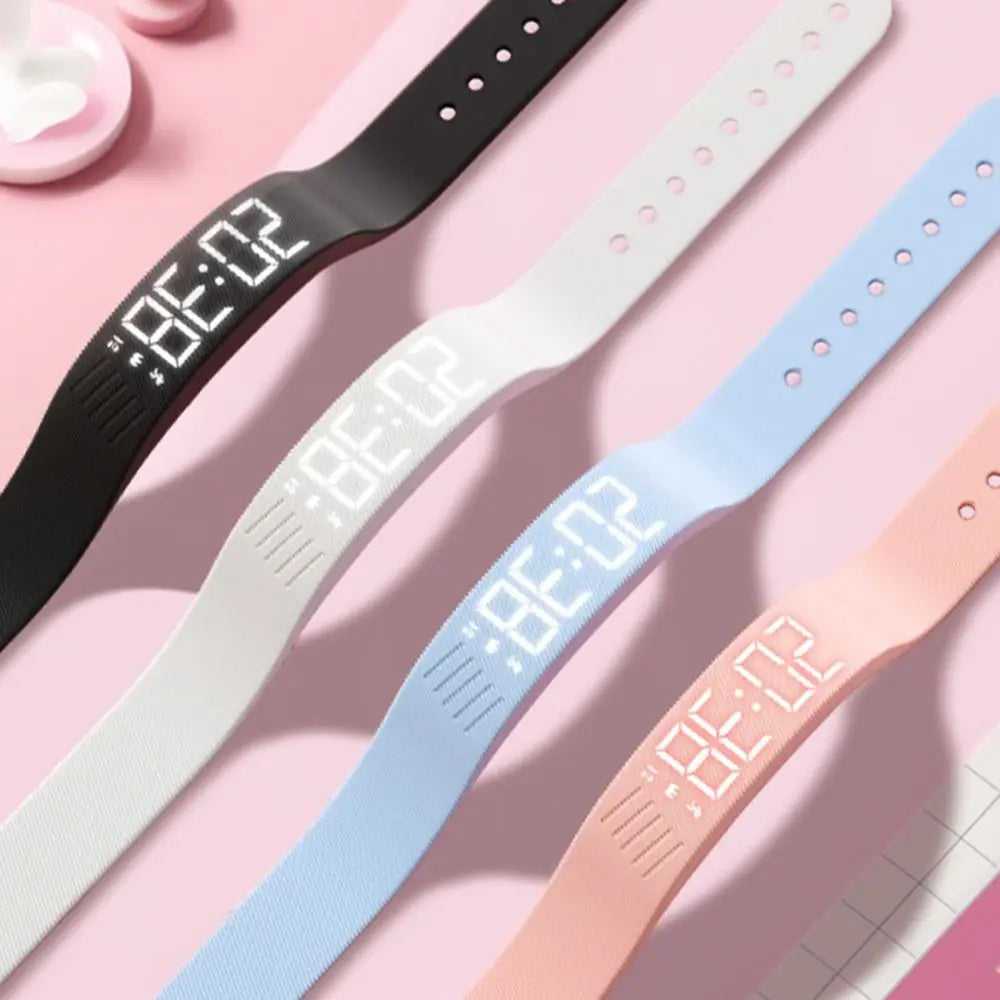 LED Digital Alarm Clock Watch