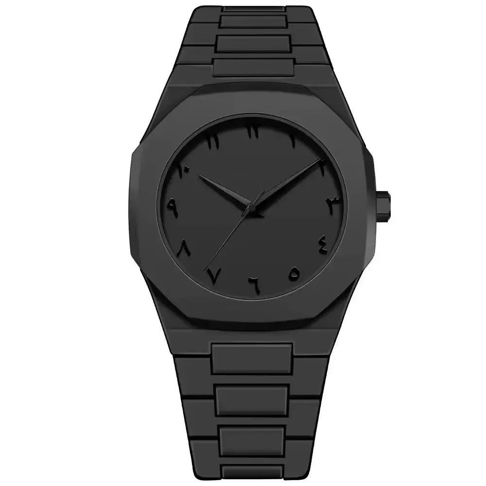 Simple Vanta Black Male Quartz Watches